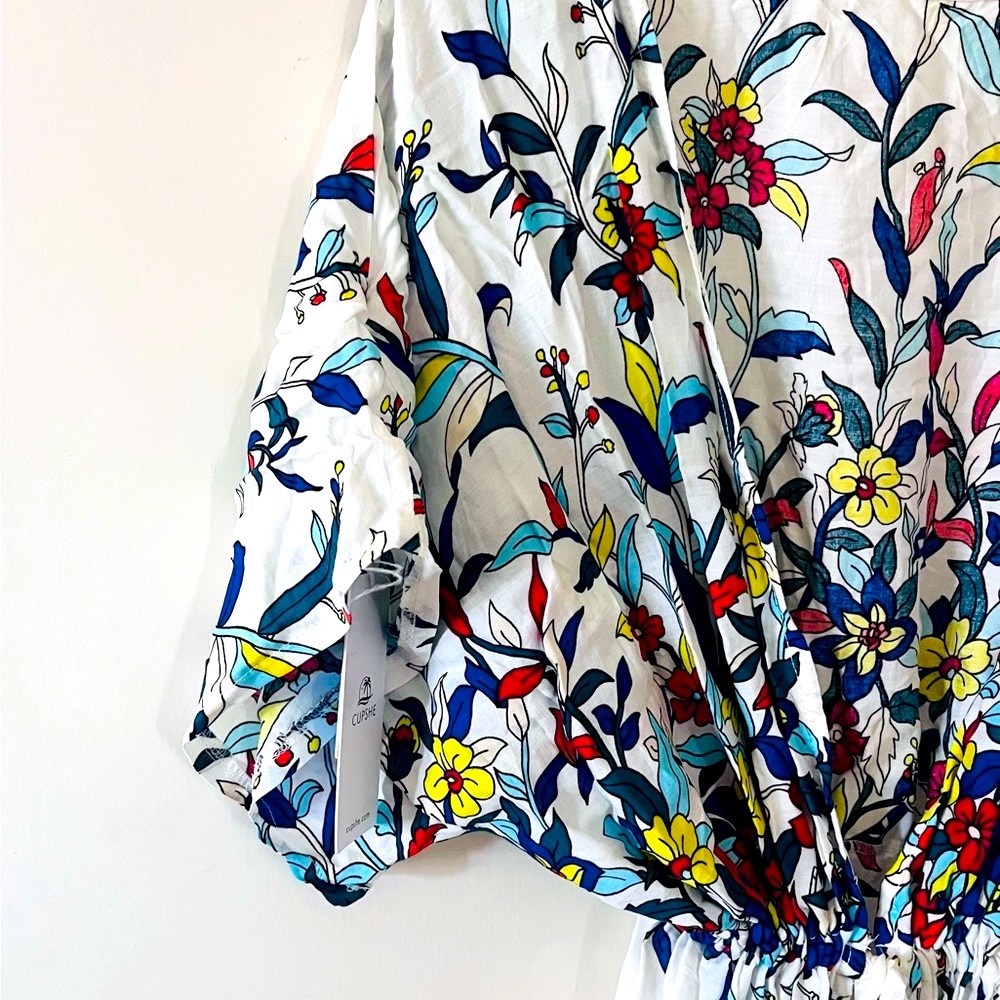 ☀️👙CUPSHE BEAUTIFUL FLORAL KIMONO BEACH/POOL COVER UP. NWT. BREATHABLE FABRIC☀️ - Picture 4 of 11